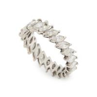 DIAMOND AND PLATINUM ETERNITY BAND