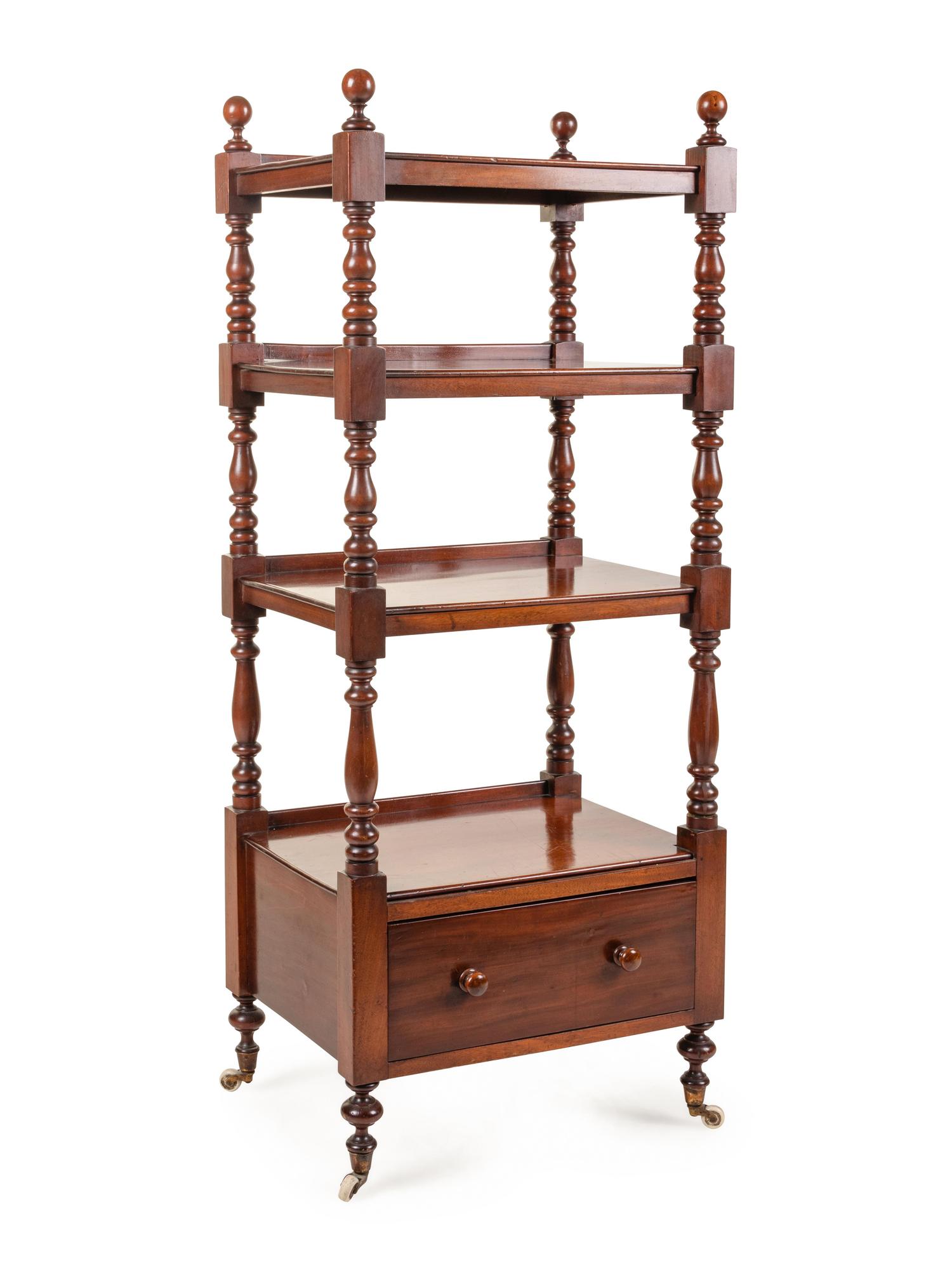 A William IV Mahogany Etagere