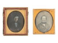 [EARLY PHOTOGRAPHY]. 26 sixth plate daguerreotypes of mature gentlemen.
