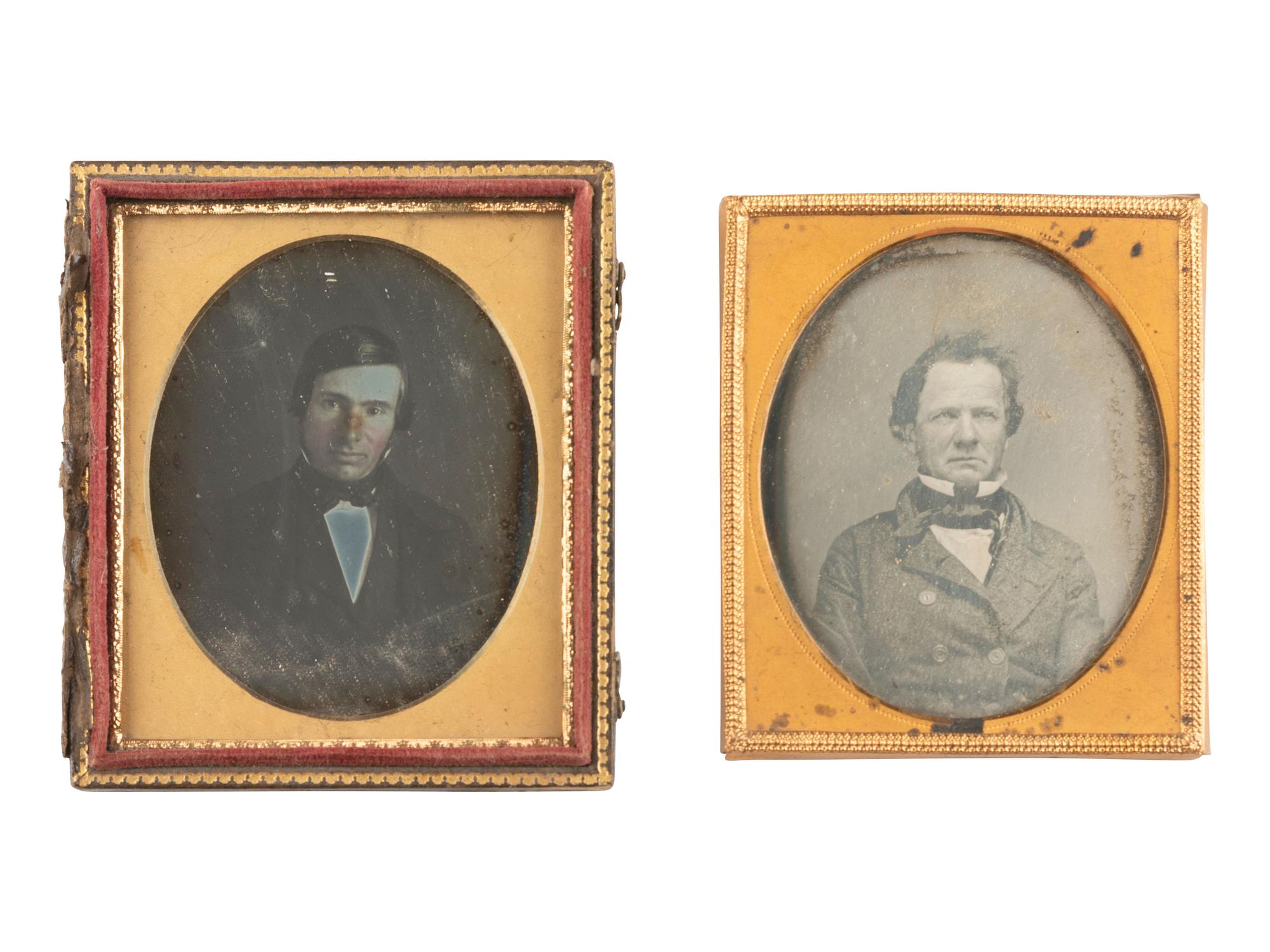 [EARLY PHOTOGRAPHY]. 26 sixth plate daguerreotypes of mature gentlemen.