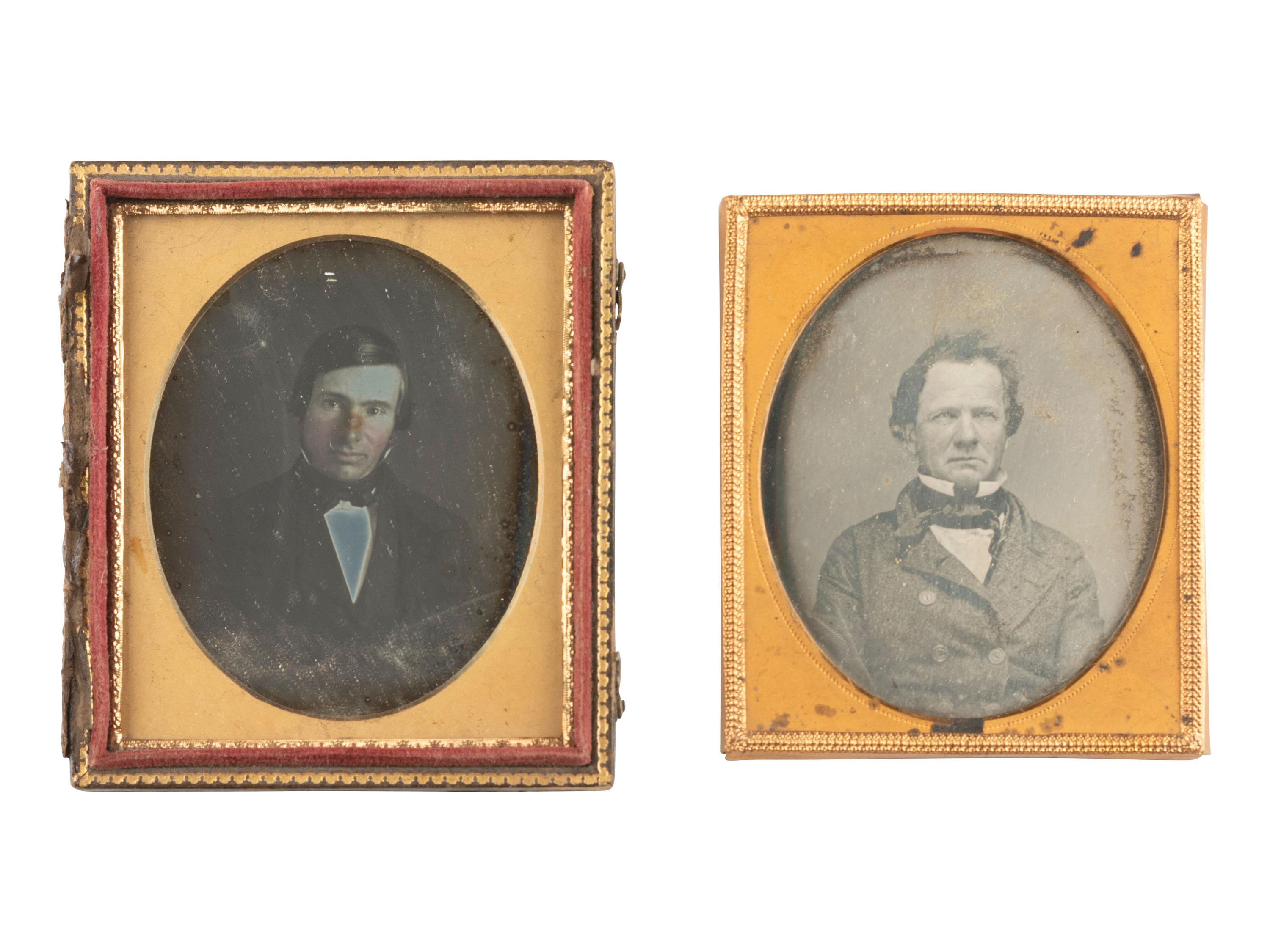 [EARLY PHOTOGRAPHY]. 26 sixth plate daguerreotypes of mature gentlemen.
