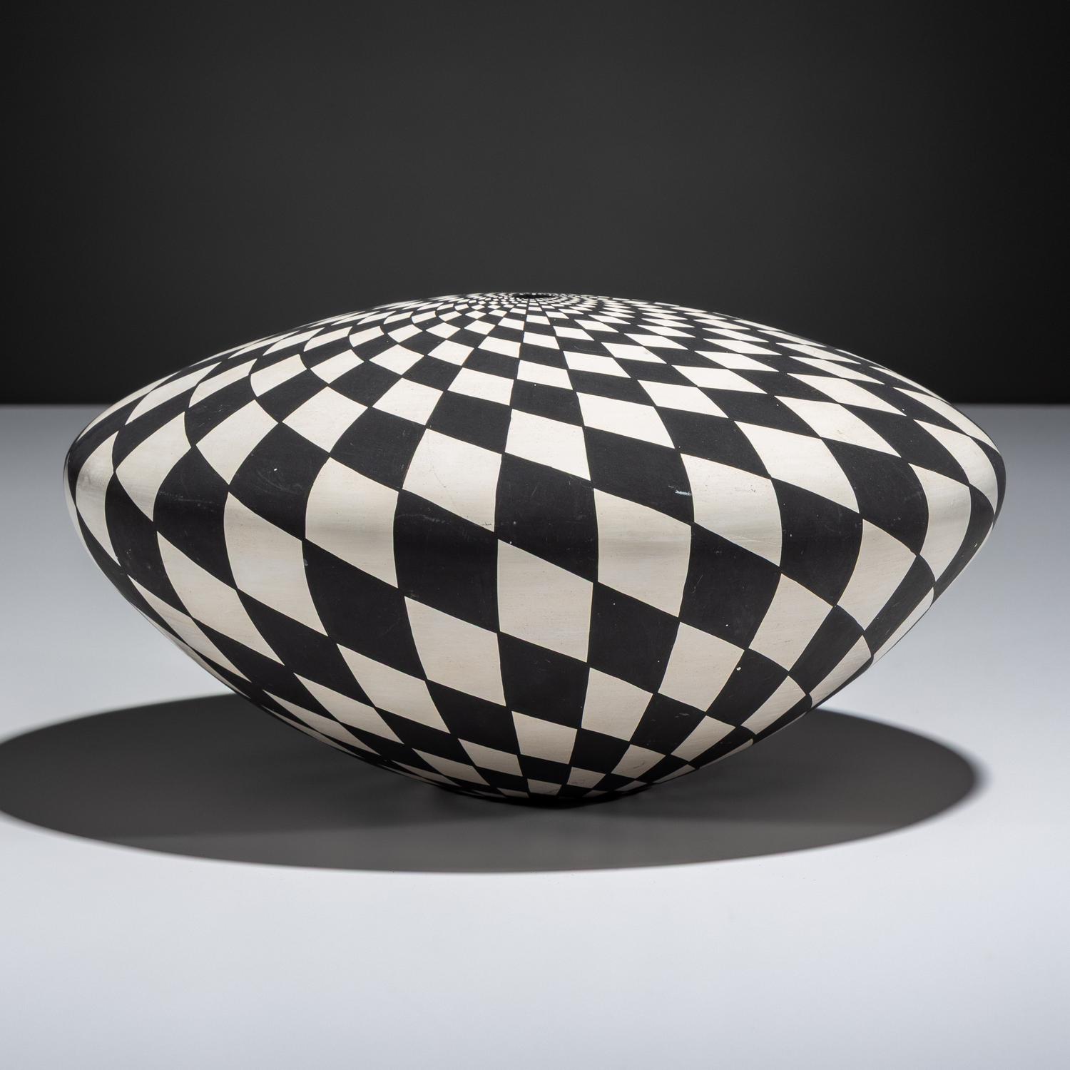 Pottery Jar, Op-Art Design
