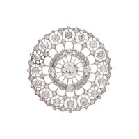EDWARDIAN, DIAMOND BROOCH