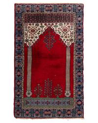 A Persian Wool Prayer Rug