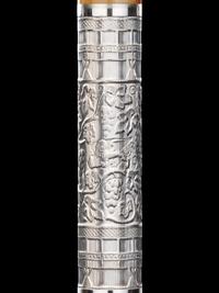 Montegrappa: Il Millennio Bassanda Del Grappa 1998 Silver Mounted Limited Edition Fountain Pen