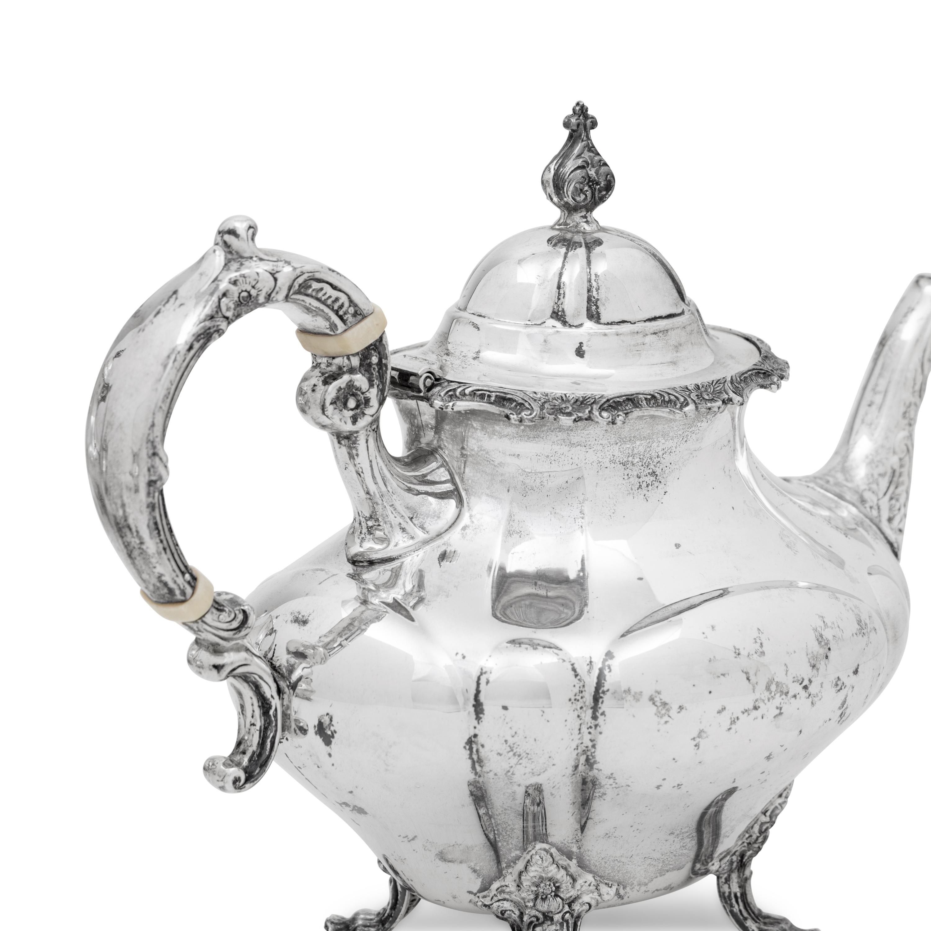 An American Silver Four-Piece Tea and Coffee Service