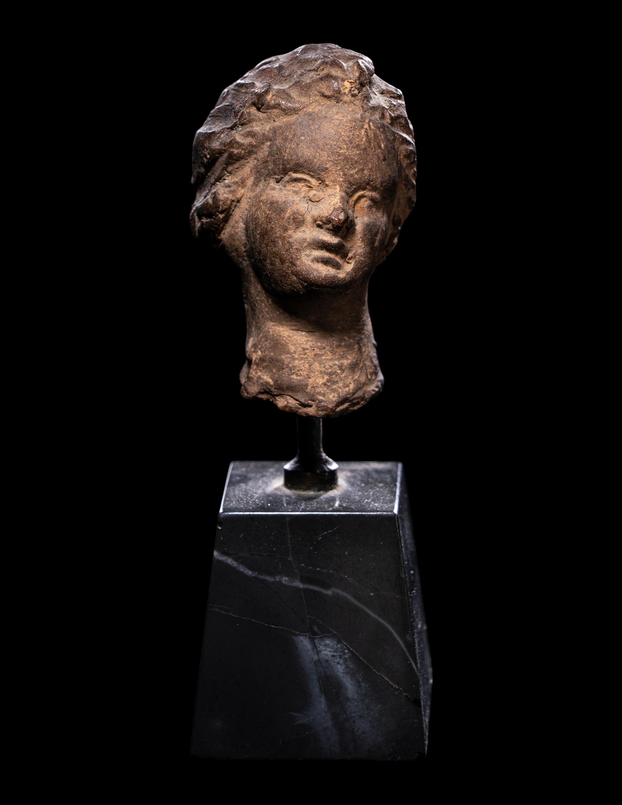 A Greek Terracotta Head