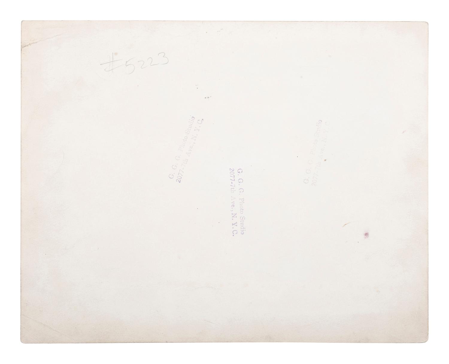 [EARLY PHOTOGRAPHY]. Church Group, 1938 . New York, NY: G.G.G. Photo Studio, operated by noted Harlem photographer James VANDERZEE (1886-1983).