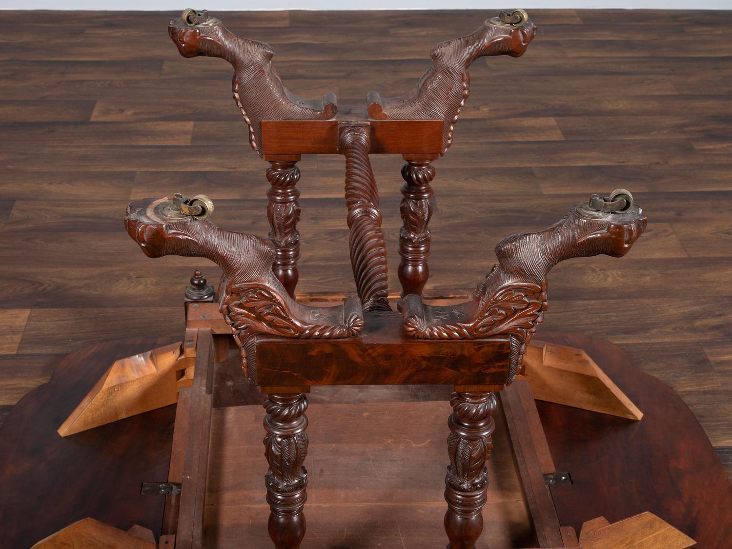 A Classical Mahogany Drop-Leaf Table