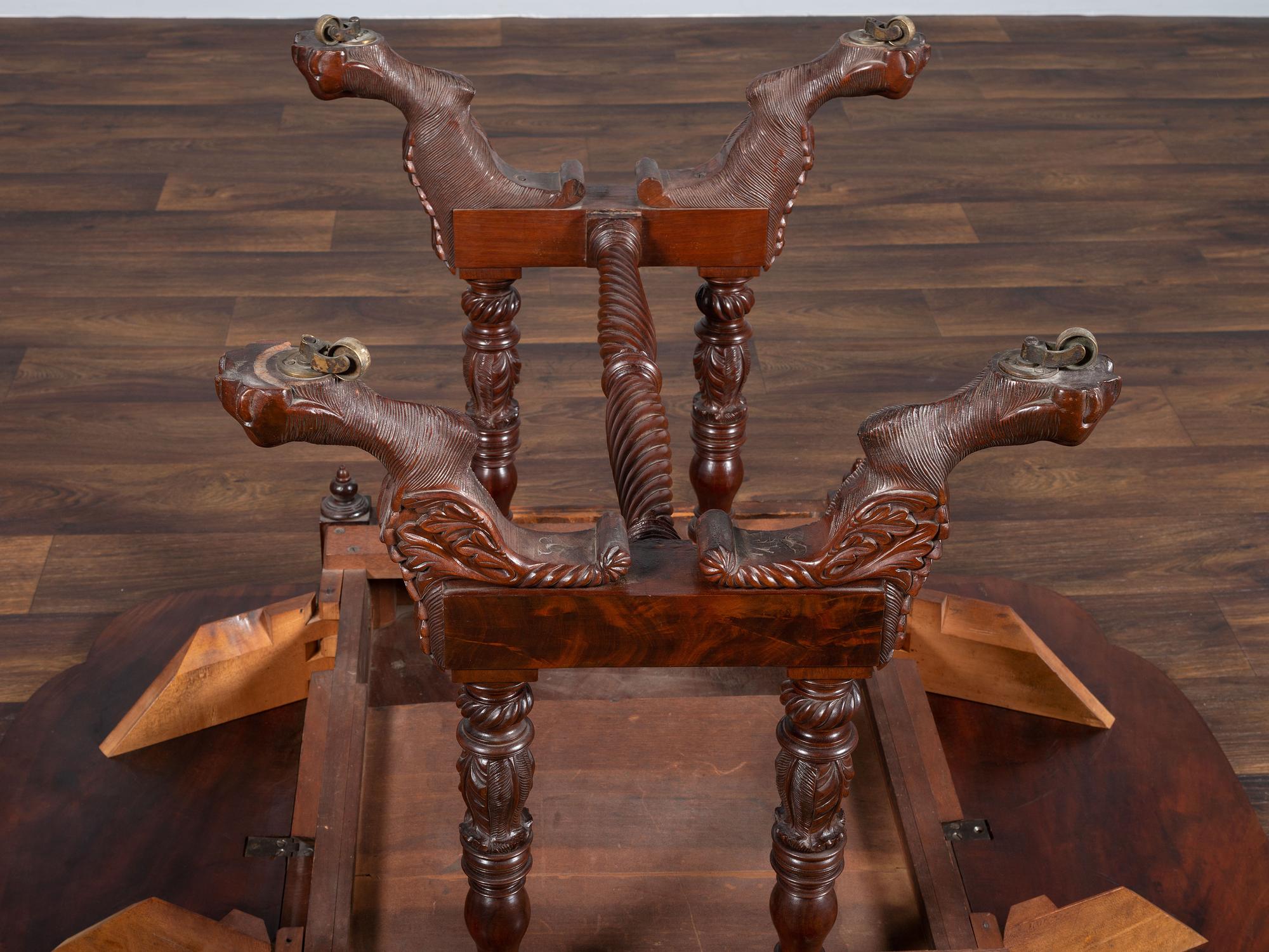 A Classical Mahogany Drop-Leaf Table