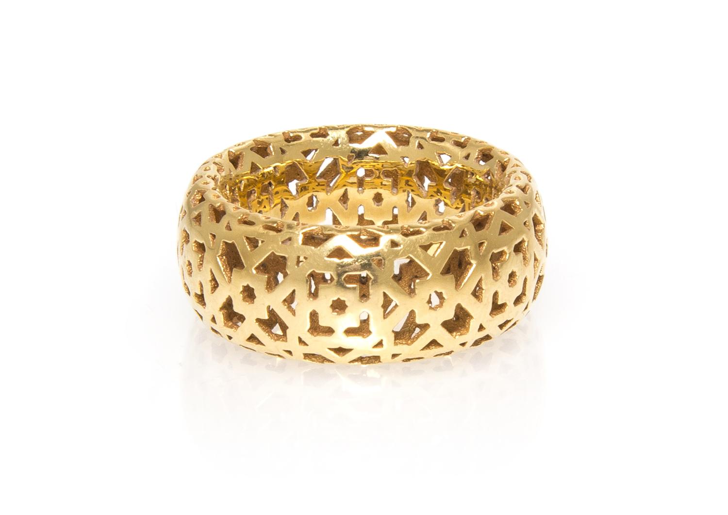 An 18 Karat Yellow Gold Marrakesh Ring, Paloma Picasso for Tiffany & Co., 5.80 dwts.