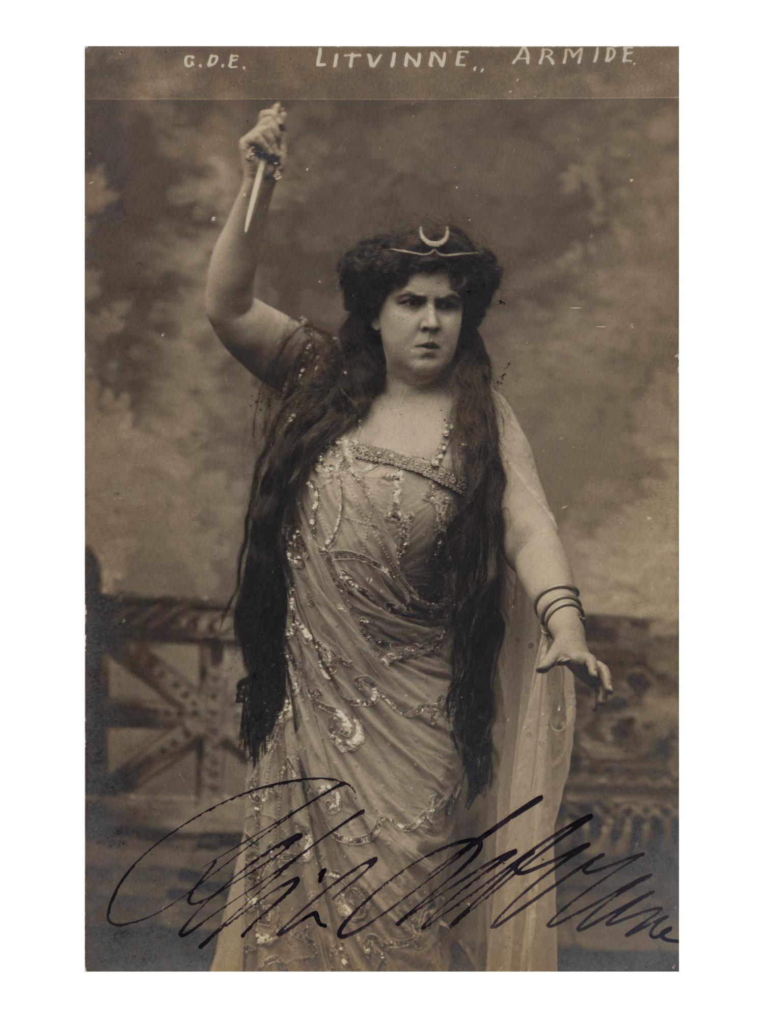 [20TH-CENTURY OPERA SINGERS]. A group of 5 signed photographs of opera singers from the 1900s, comprising images of: