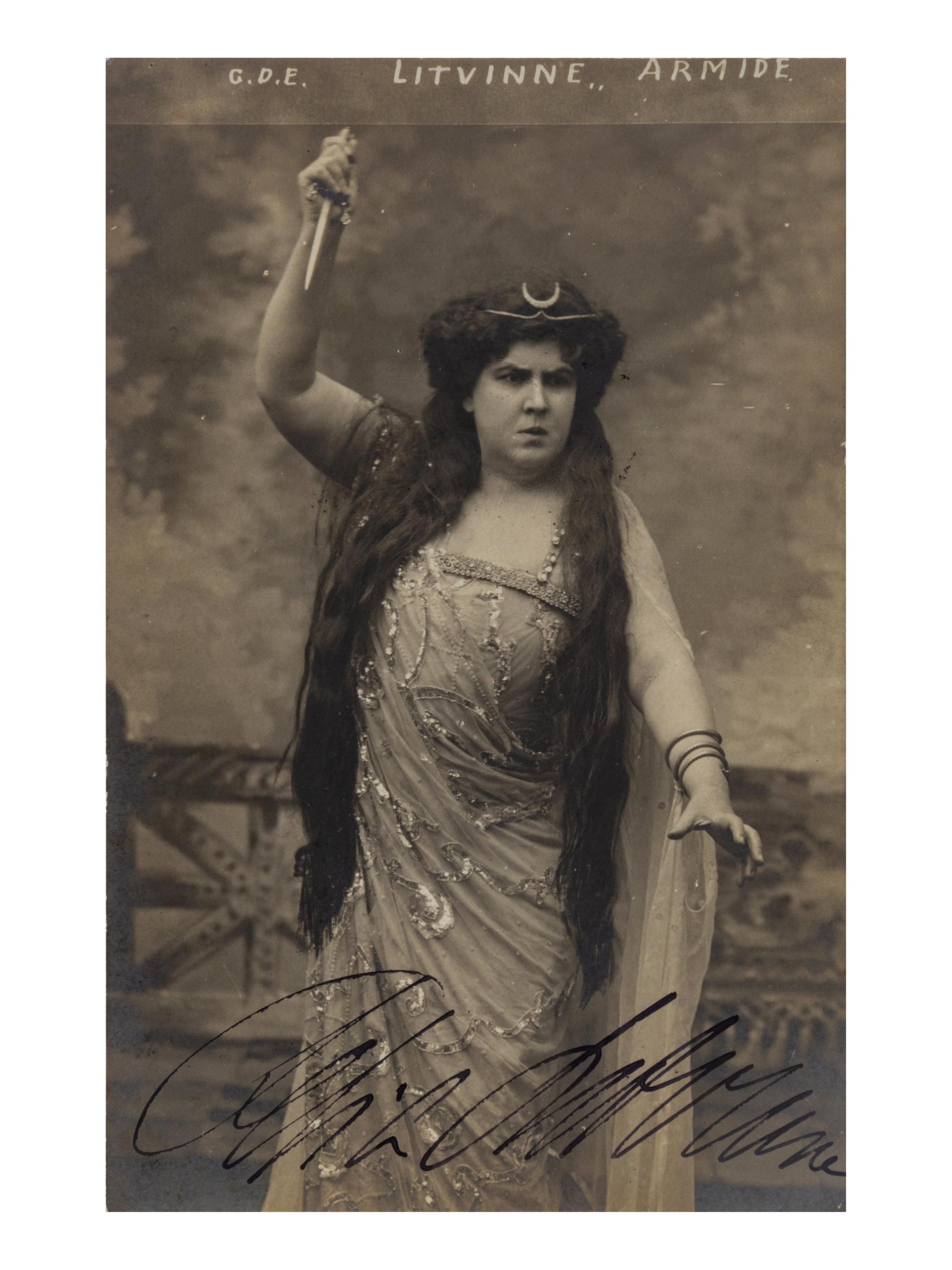 [20TH-CENTURY OPERA SINGERS]. A group of 5 signed photographs of opera singers from the 1900s, comprising images of: