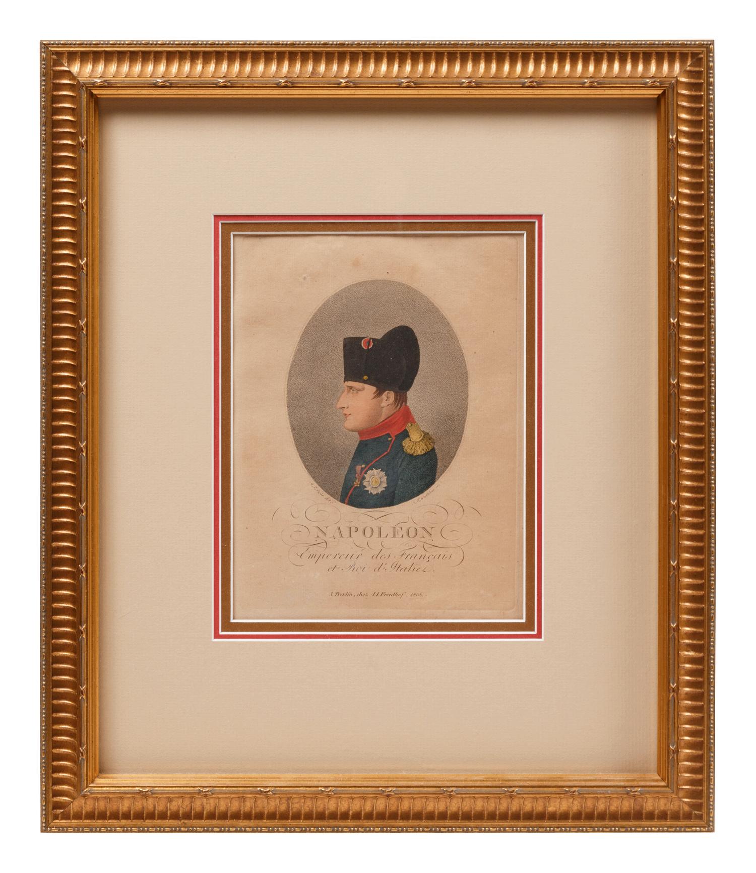 A Group of Three Drawings and One Engraving