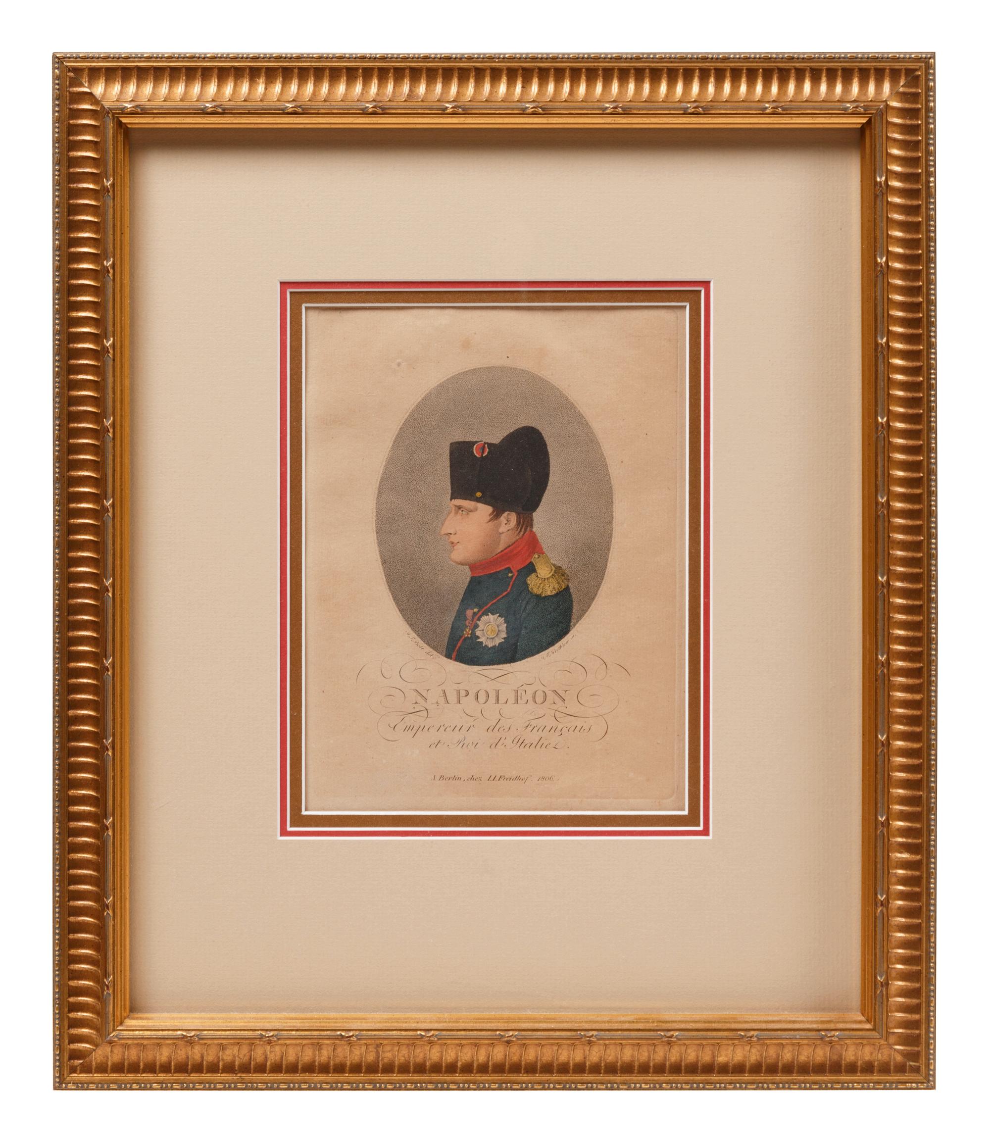 A Group of Three Drawings and One Engraving