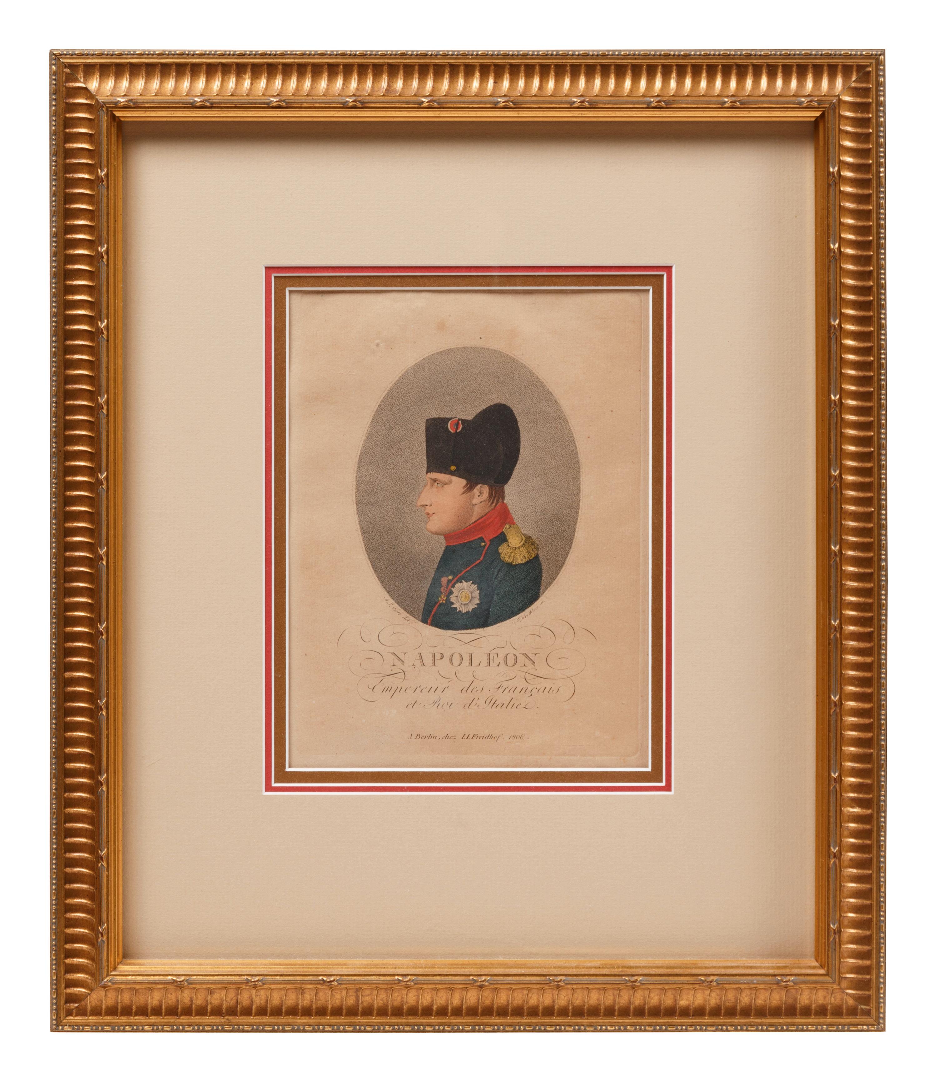 A Group of Three Drawings and One Engraving