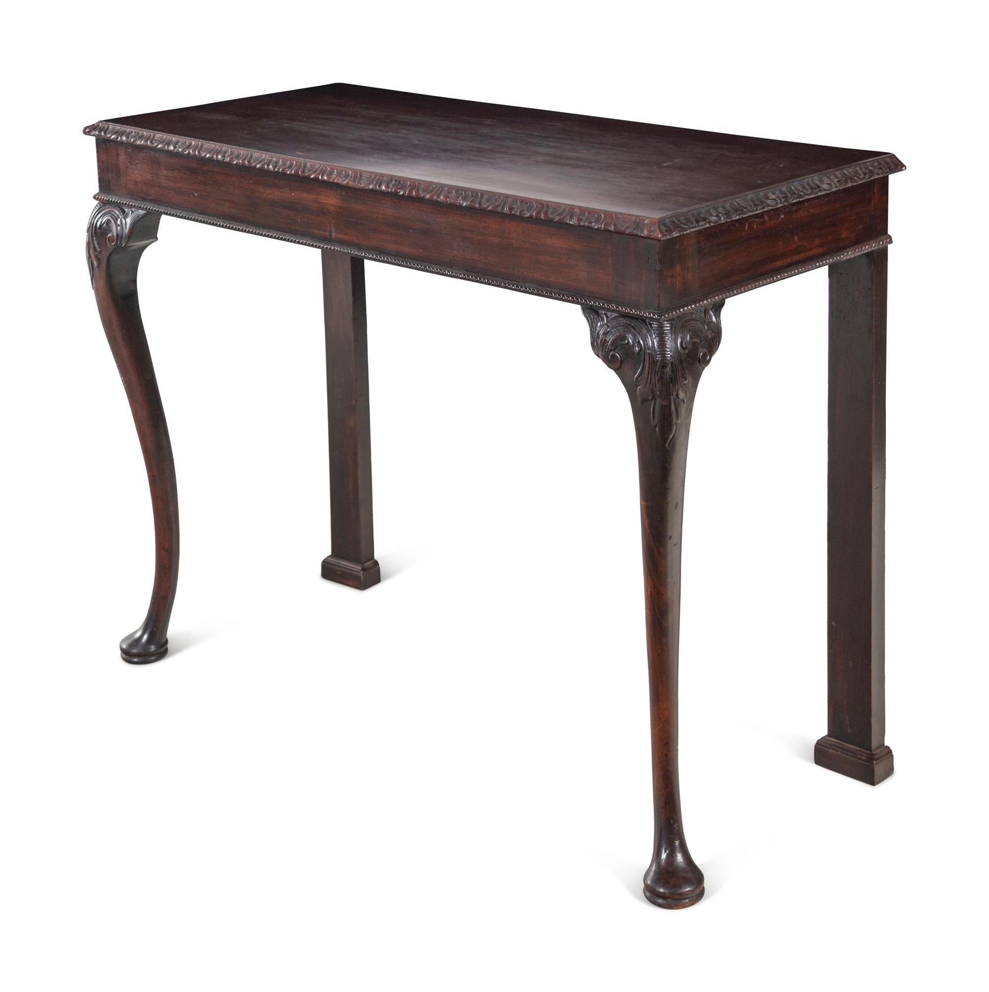 A George II Style Mahogany Pier Table