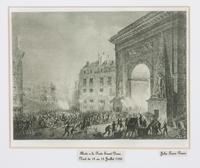 Jean Louis Prieur, (French, 1759-1795), Six works depicting French historical scenes.