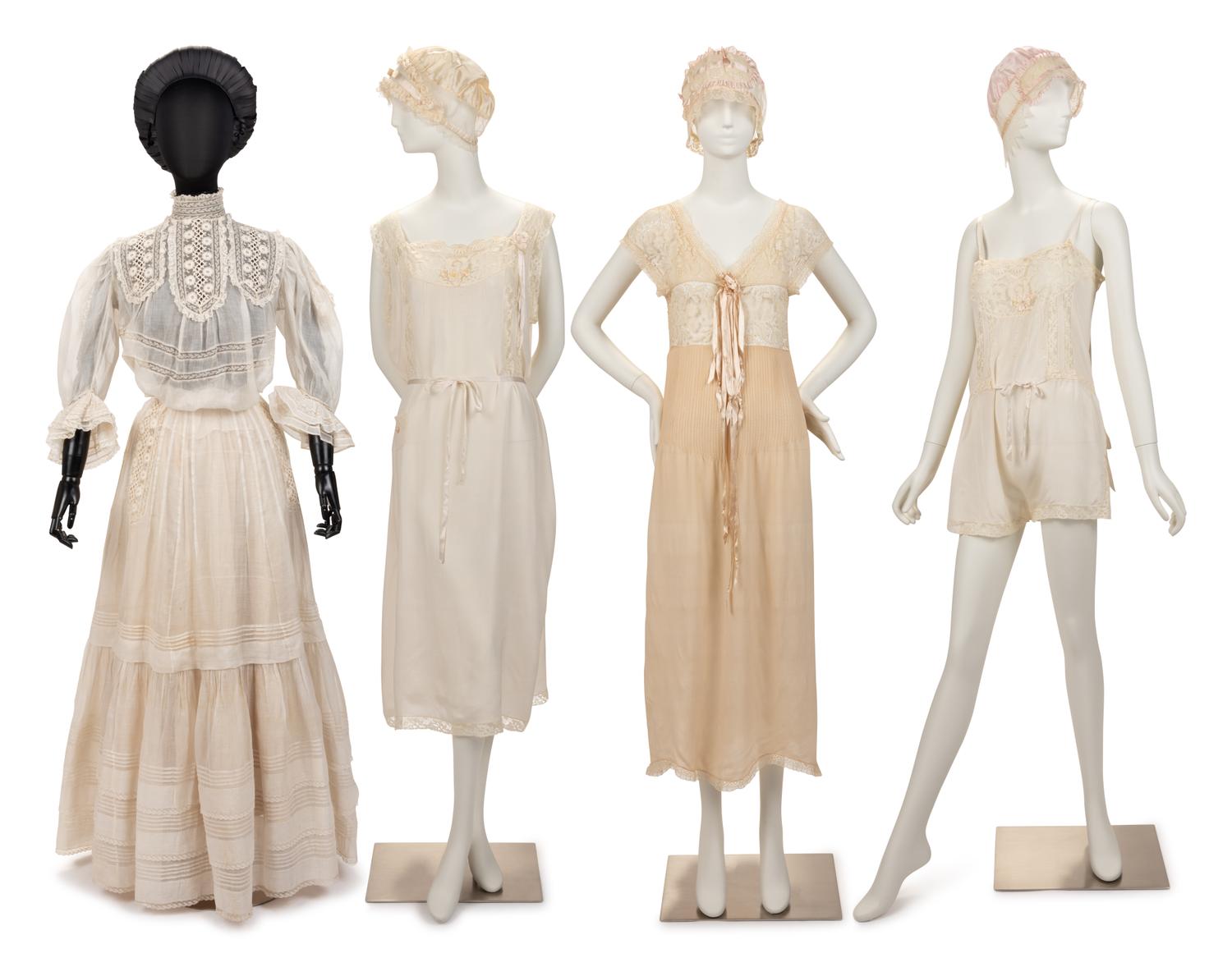 Eleven Garments, Undergarments, and Accessories, 1900-1920s