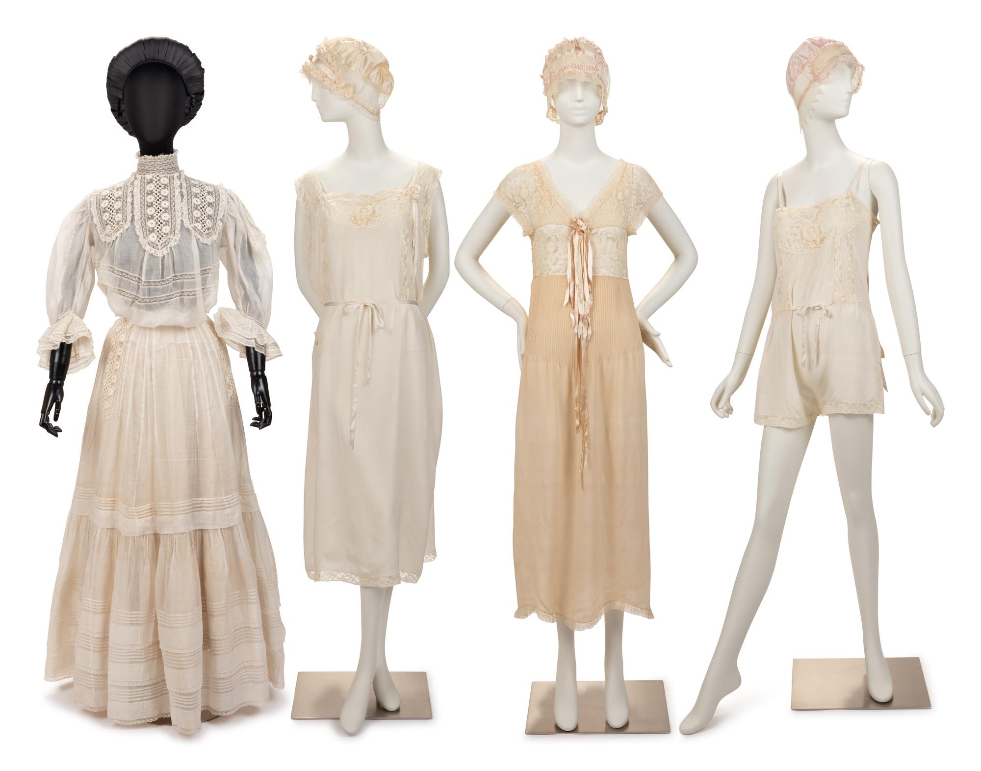 Eleven Garments, Undergarments, and Accessories, 1900-1920s
