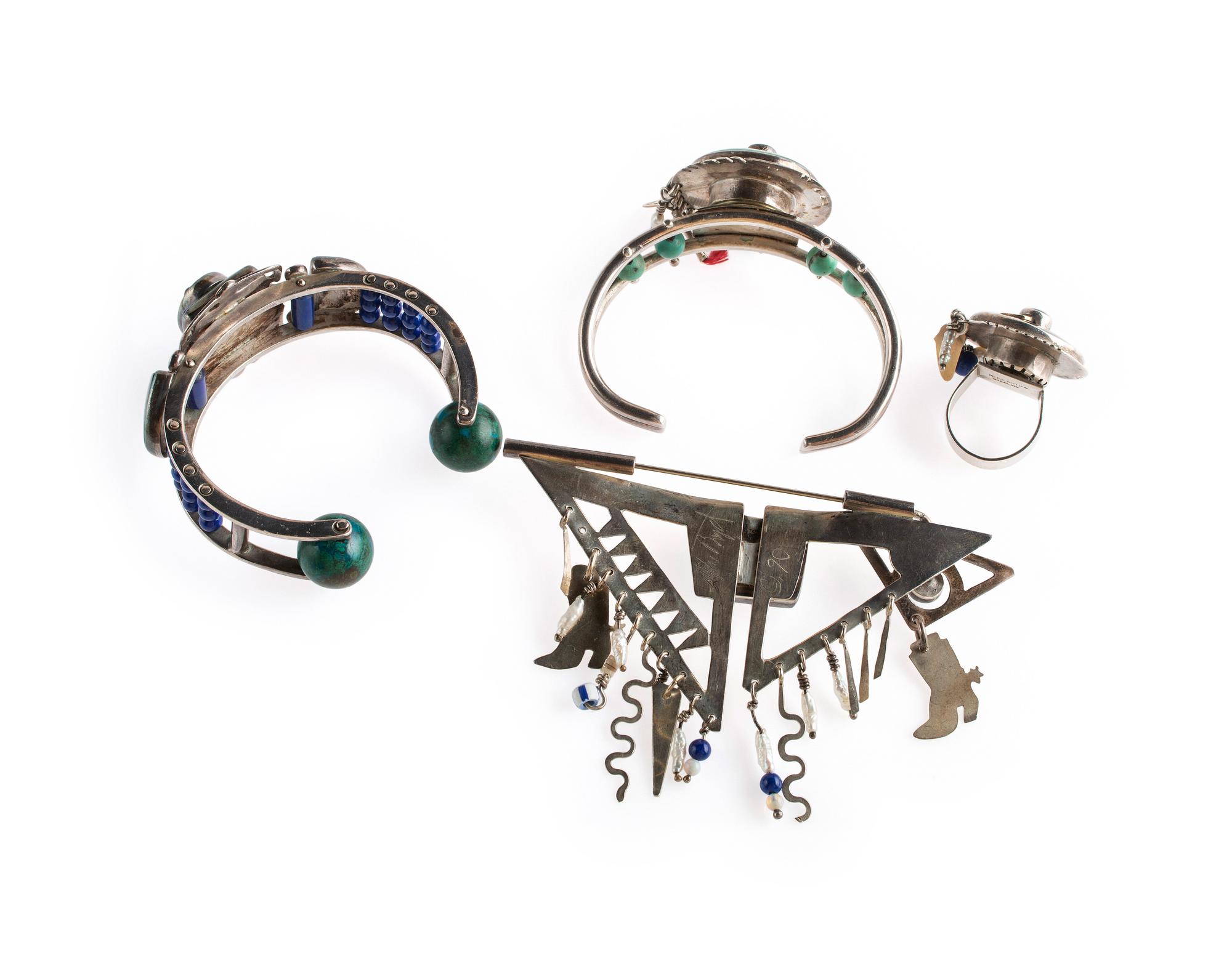 Whimsical Southwestrn-style Silver Jewelry