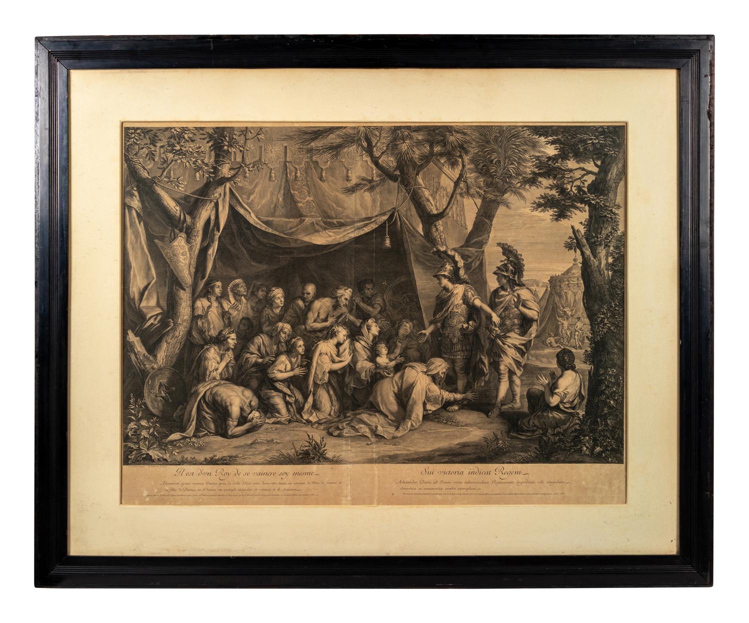 Gérard Audran (French, 1640-1703) and Gérard Edelinck (Dutch, 1640-1707), after Charles le Brun (French, 1619-1690)