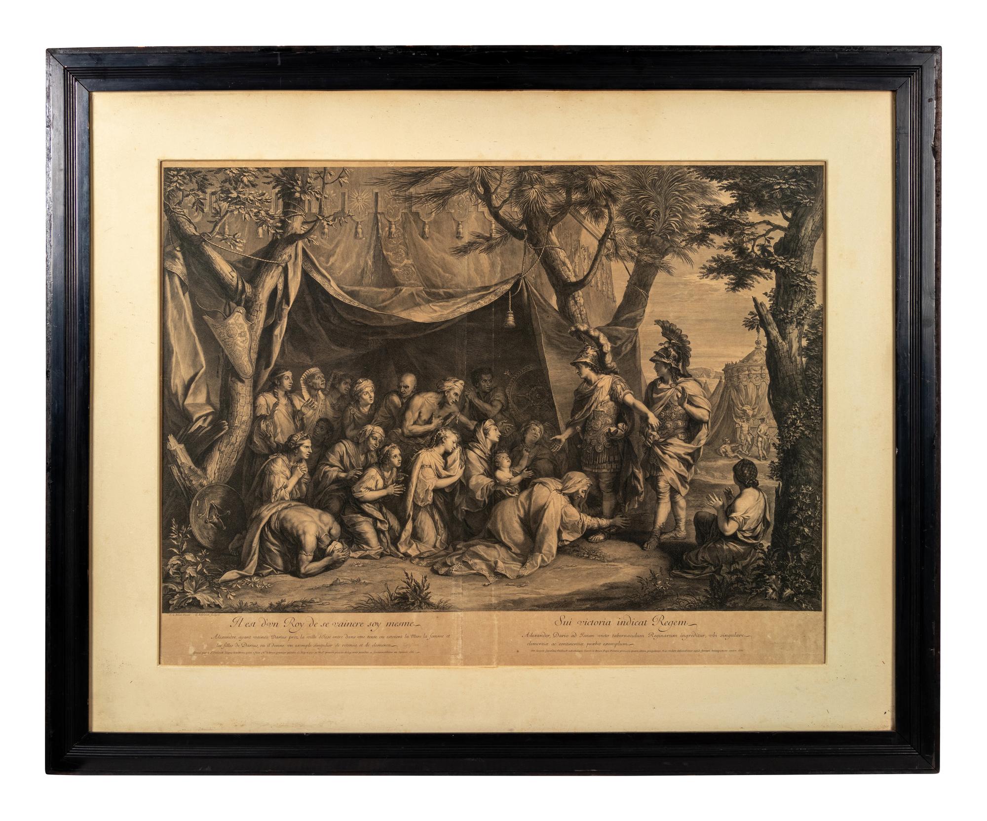 Gérard Audran (French, 1640-1703) and Gérard Edelinck (Dutch, 1640-1707), after Charles le Brun (French, 1619-1690)