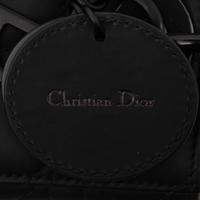 CHRISTIAN DIOR, MATTE ALL-BLACK SMALL LADY DIOR