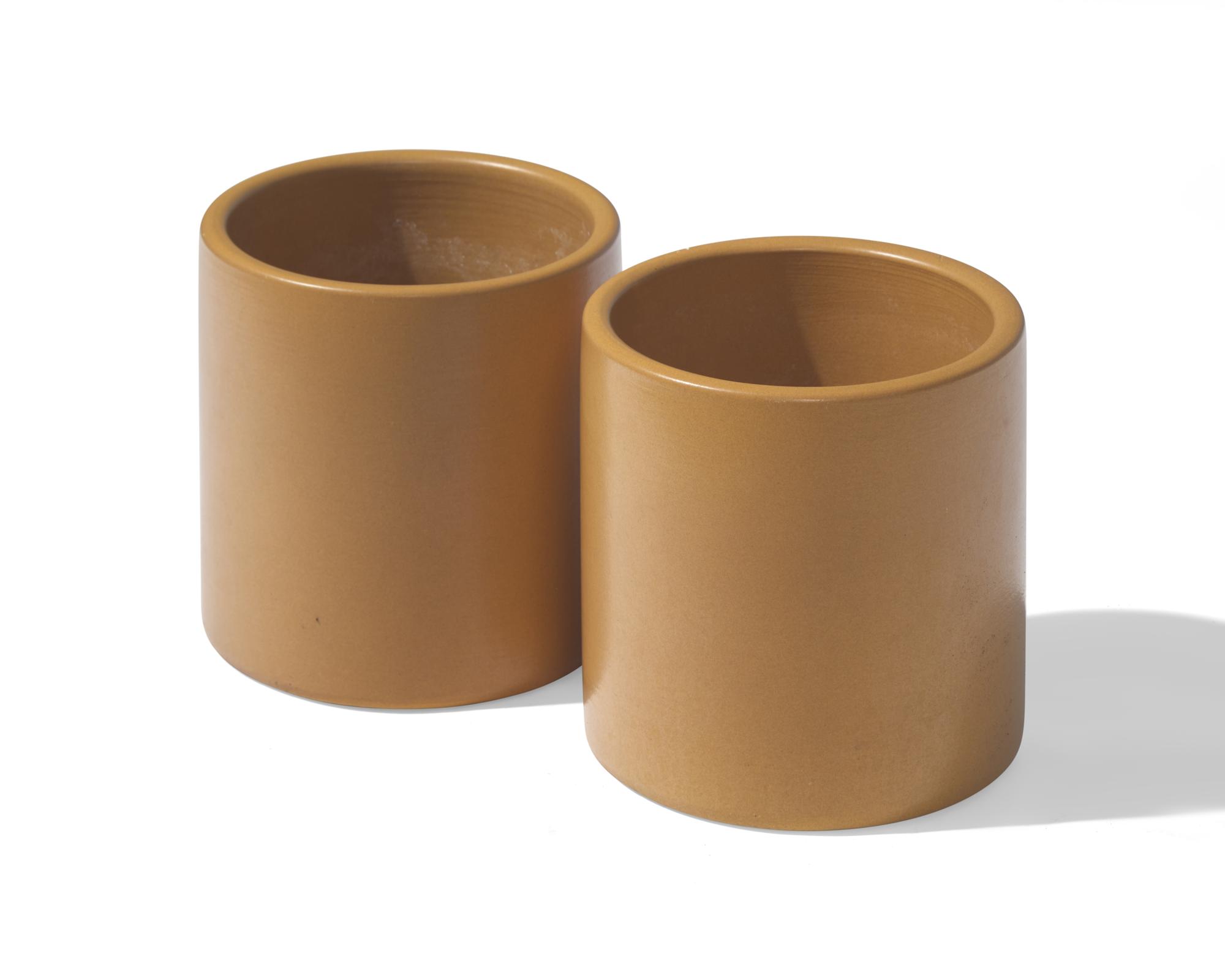 Pair of Cylinder Planters, c. 1950