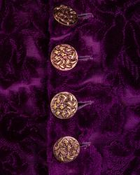 Three Velvet Pieces: One Two-Piece Dress Ensemble with Lace Collar, One Bodice, 1880s