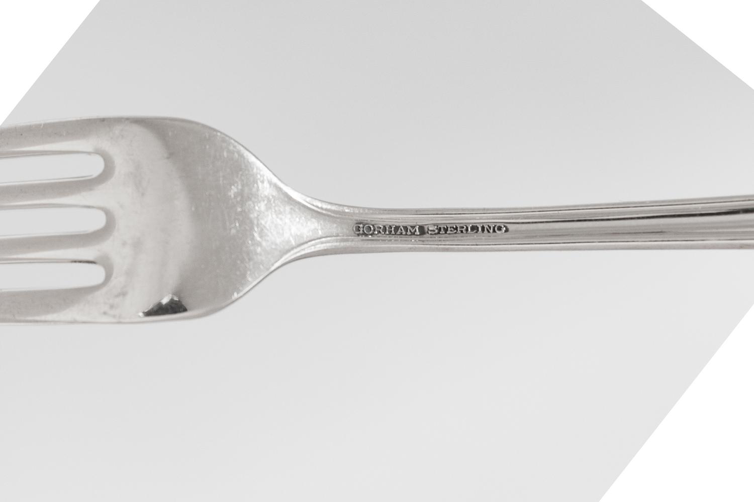 An American Silver Flatware Service