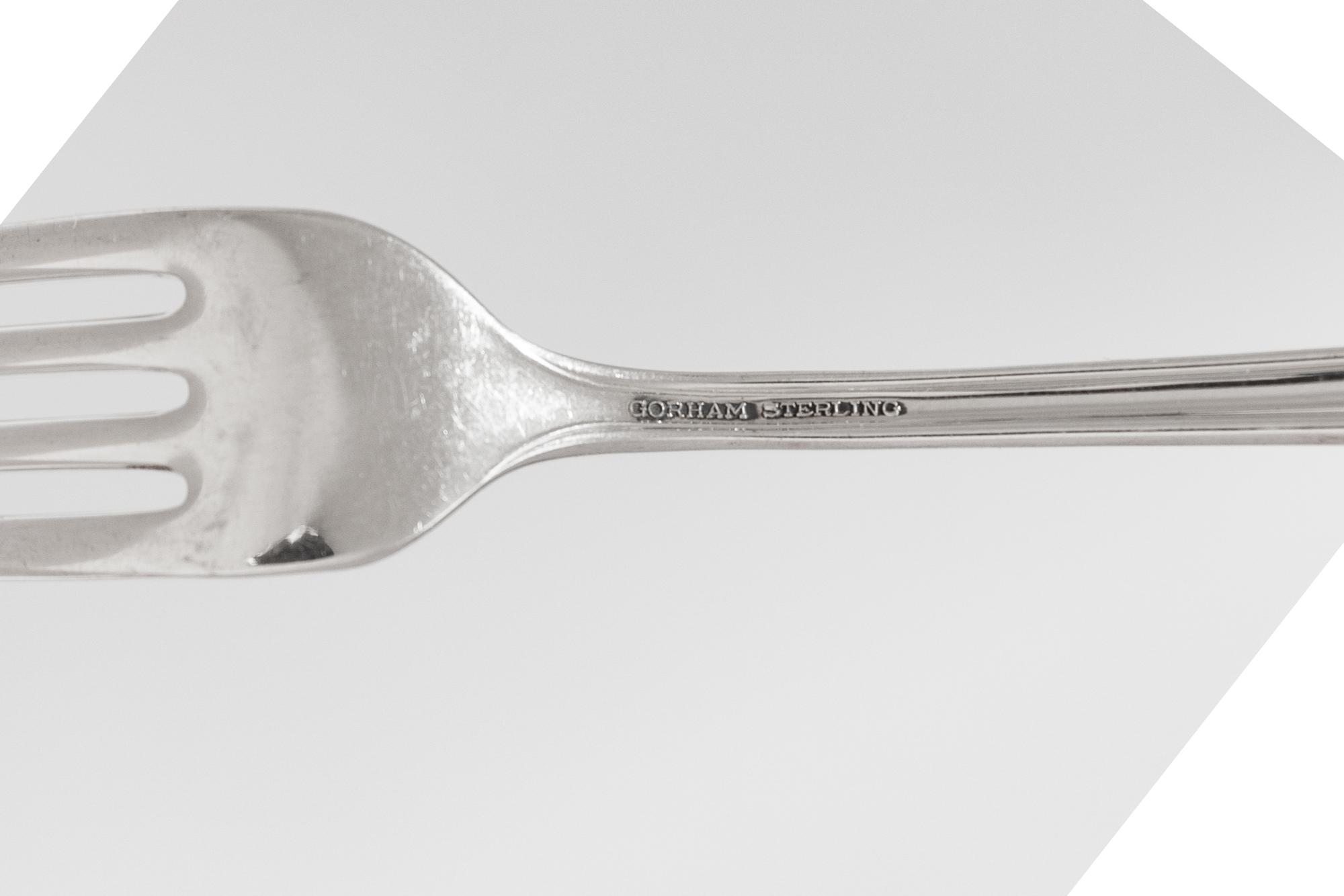 An American Silver Flatware Service