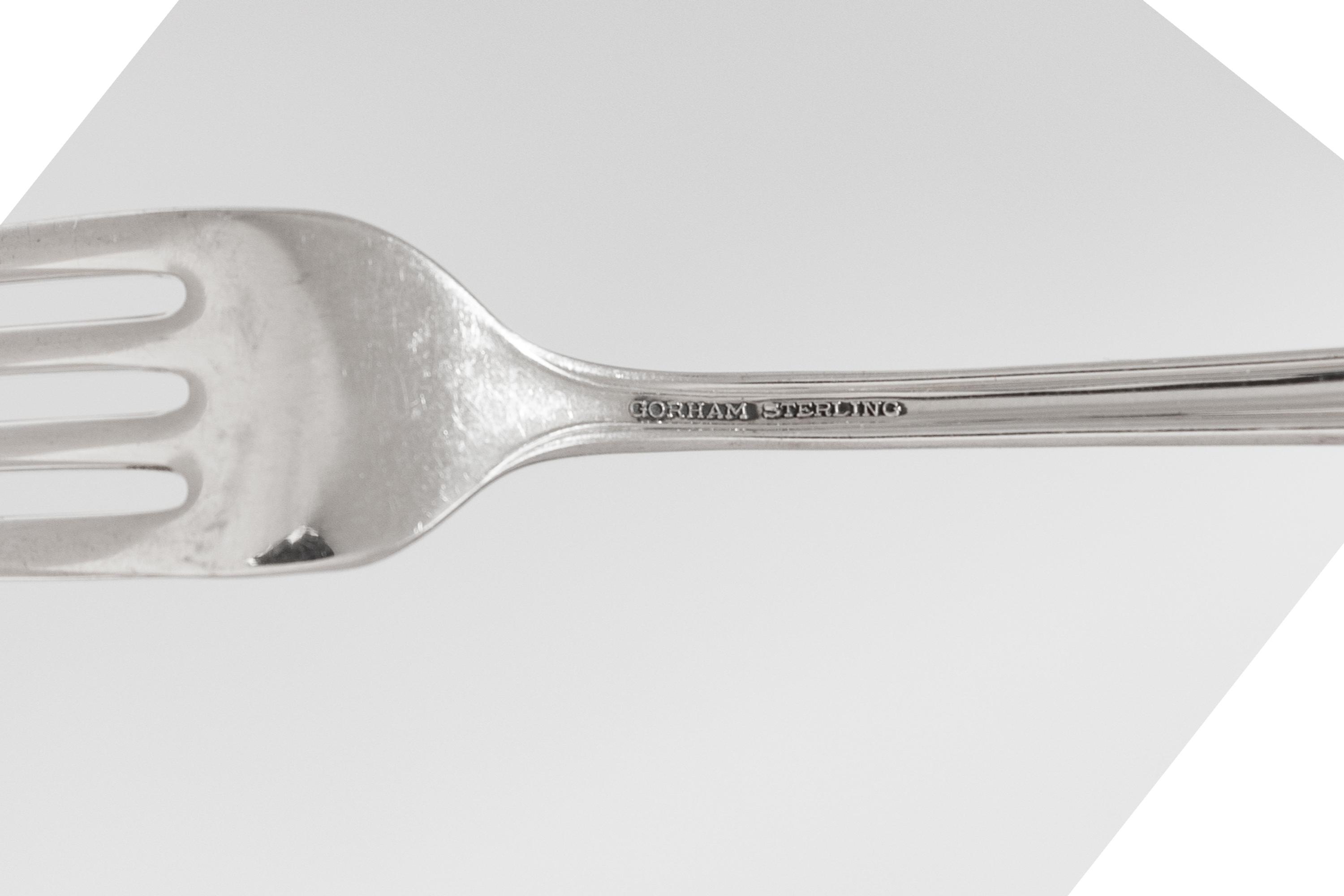 An American Silver Flatware Service