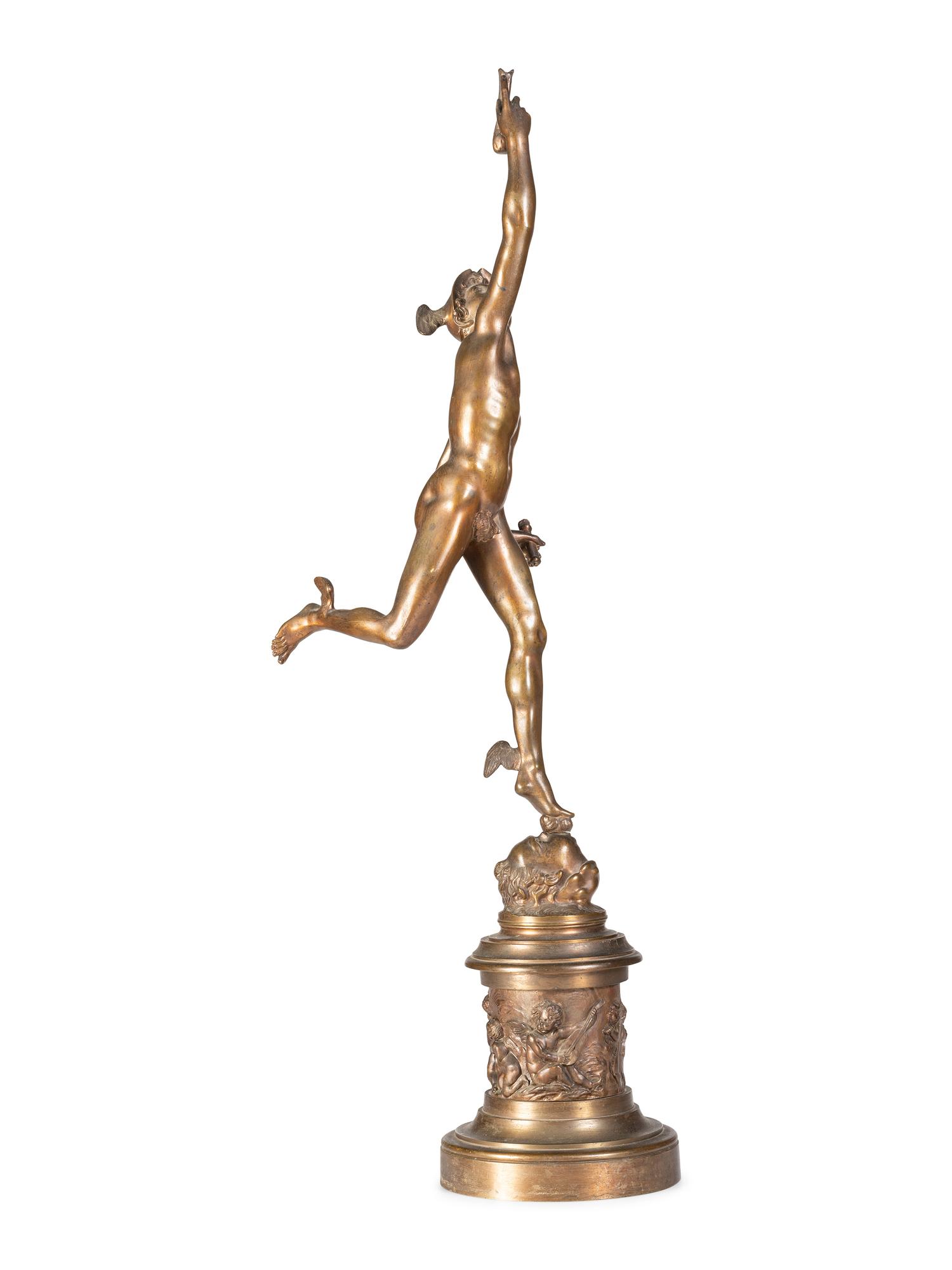 A Pair of Sculptures of Mercury and Psyche