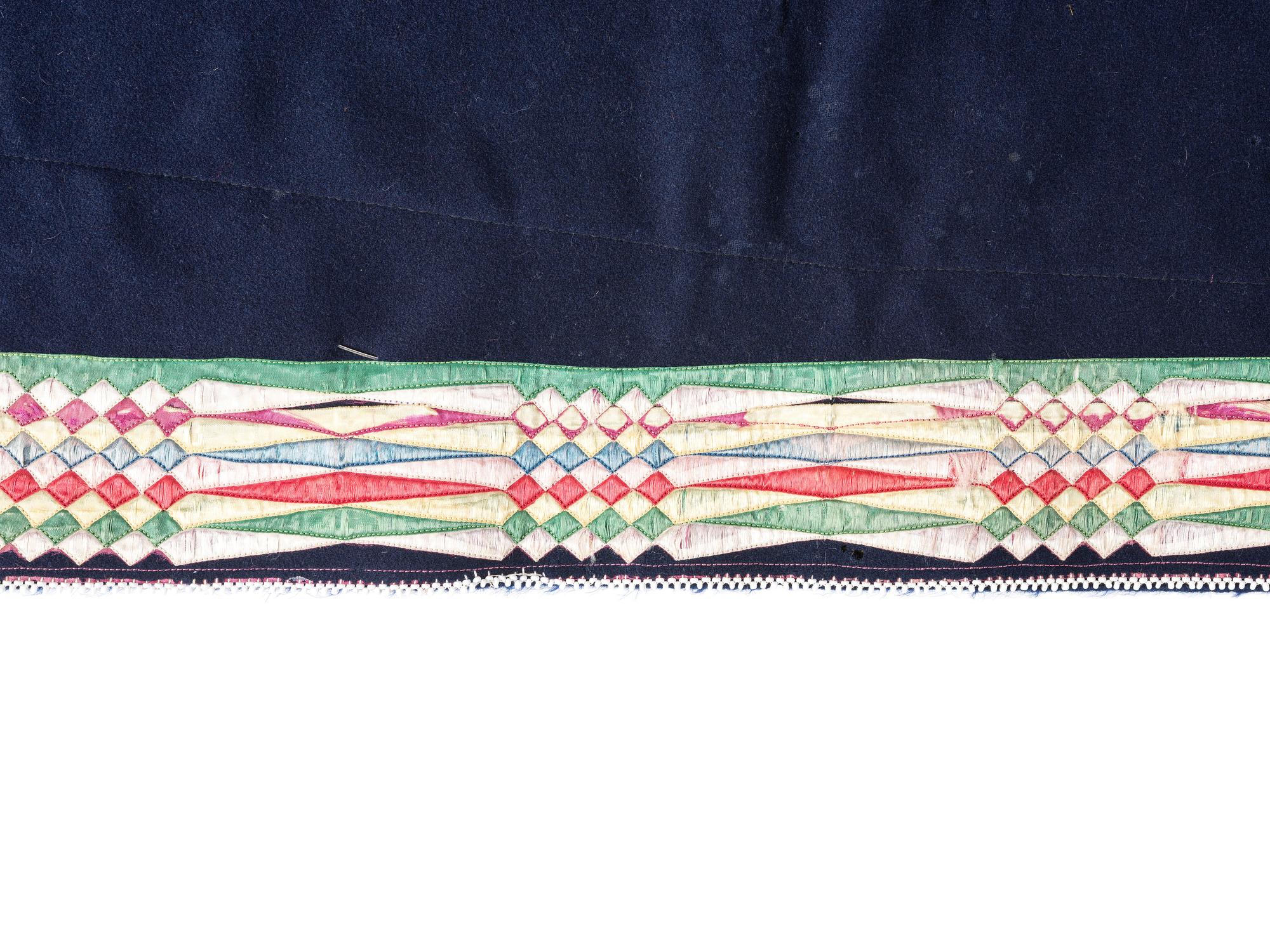 Osage Wool Leggings, with Fine Ribbonwork