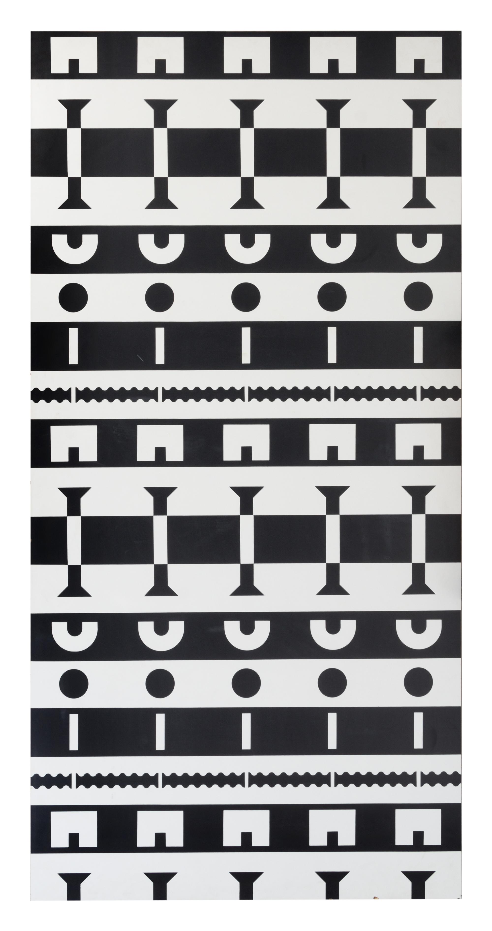 Alessandro Mendini (Italian, b.1986), STUDIO ALCHIMIA, c.1988, a pair of panels from the Ollo Collection