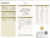 A Bypass Diamond Ring 3.01 Carat Round Brilliant Diamond, GIA Certified