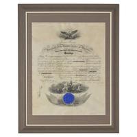 [Presidential] Roosevelt, Theodore. Signed Military Commission