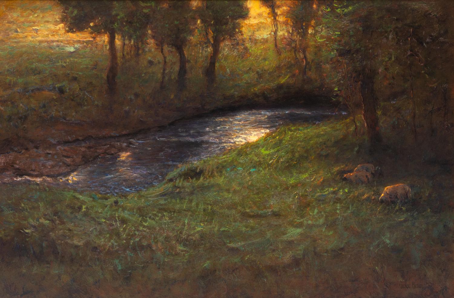 Grazing at Dusk