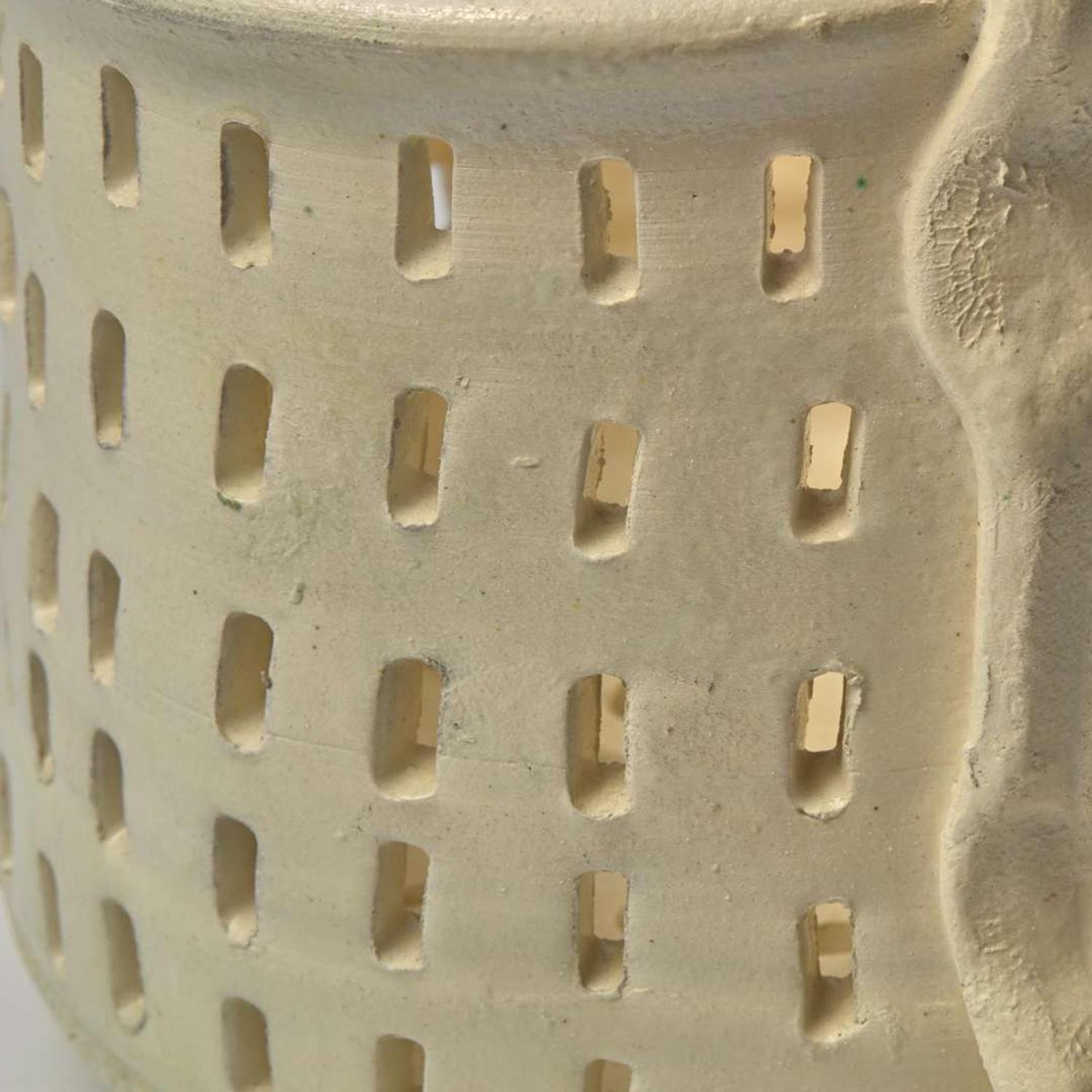 Betty Woodman (American, 1930-2018) Pierced Footed Colander, Boulder, Colorado, USA, circa 1980s