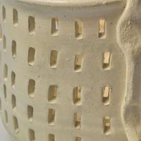 Betty Woodman (American, 1930-2018) Pierced Footed Colander, Boulder, Colorado, USA, circa 1980s