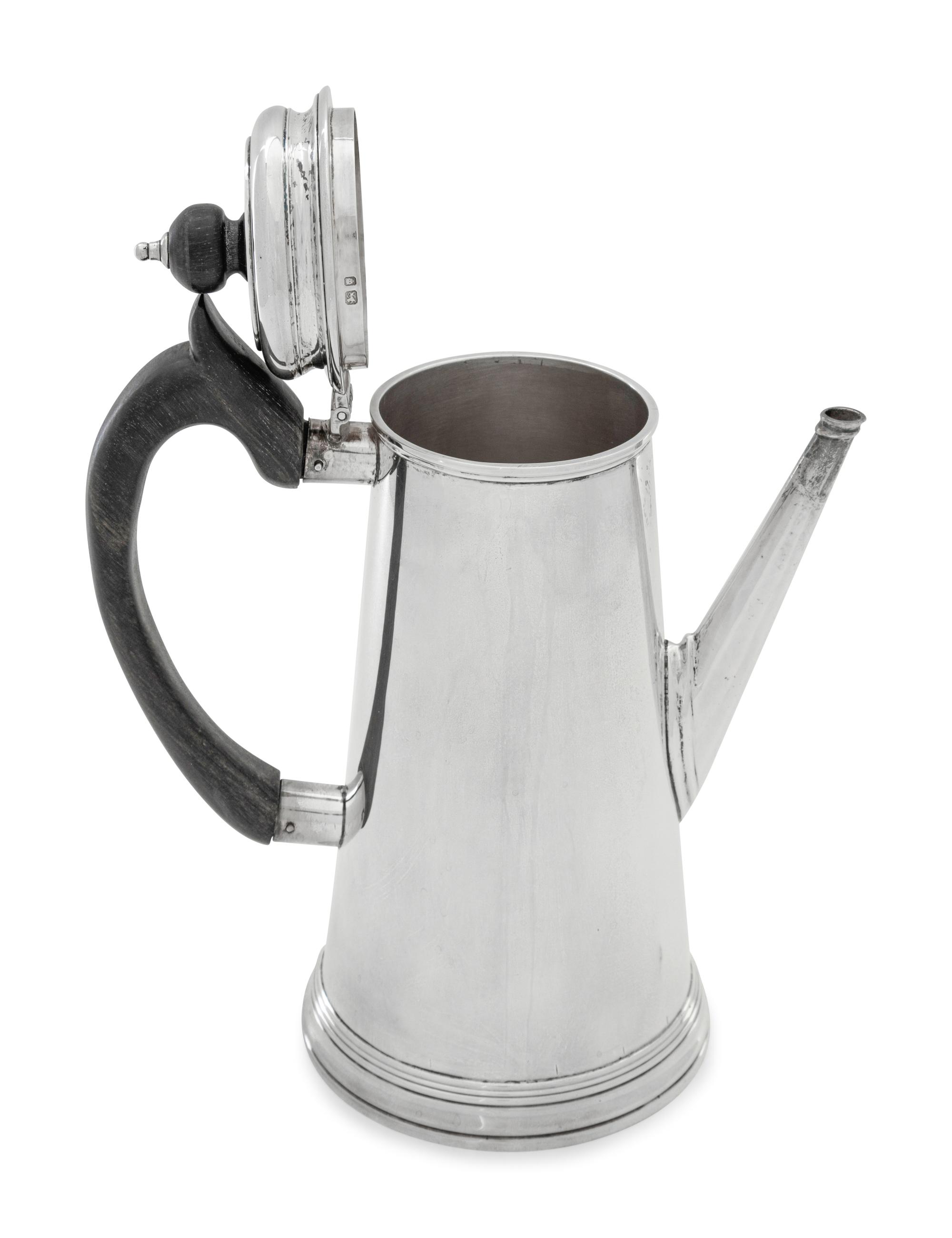 An English Silver Coffee Pot