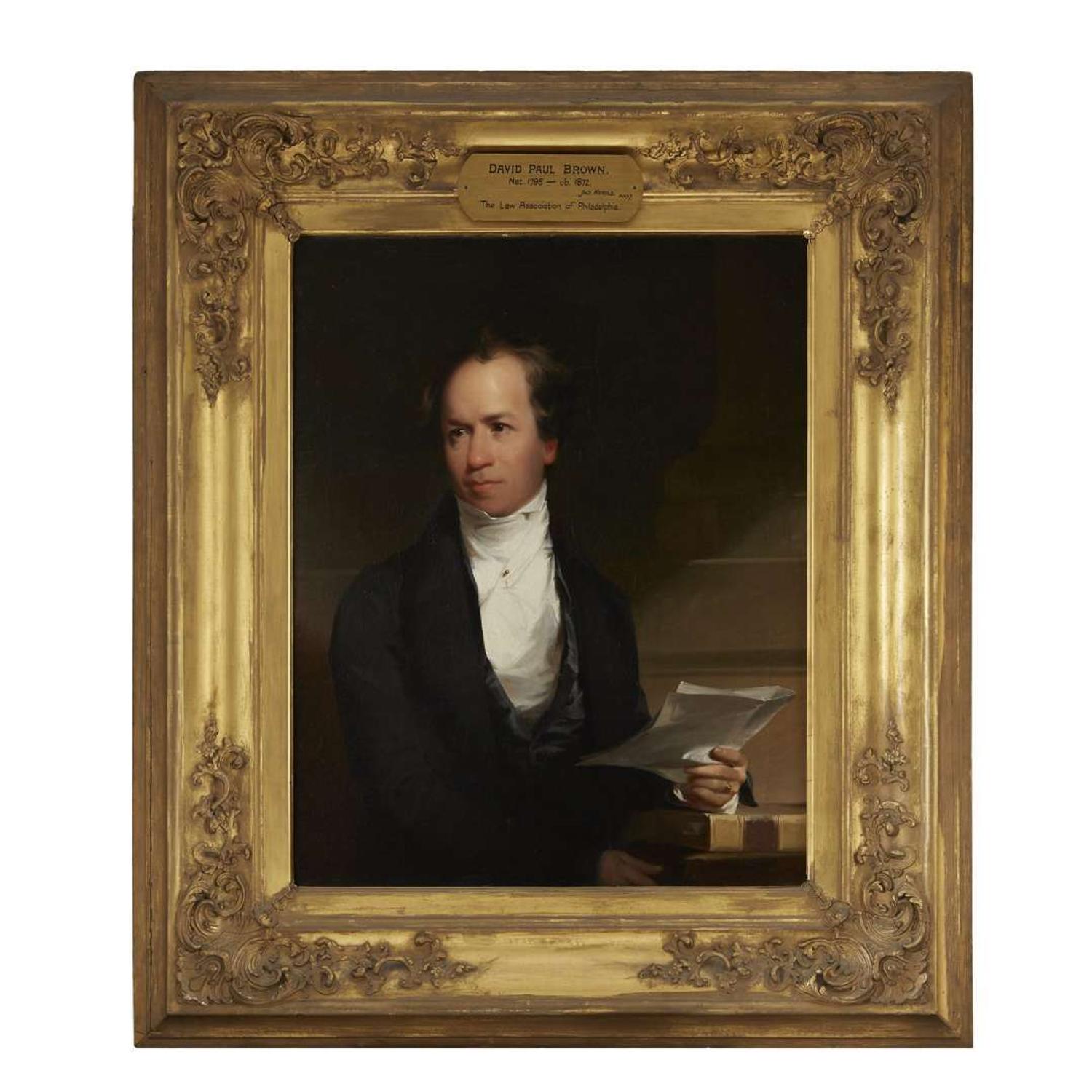 John Neagle (1796-1865) Portrait of David Paul Brown (1795-1872)