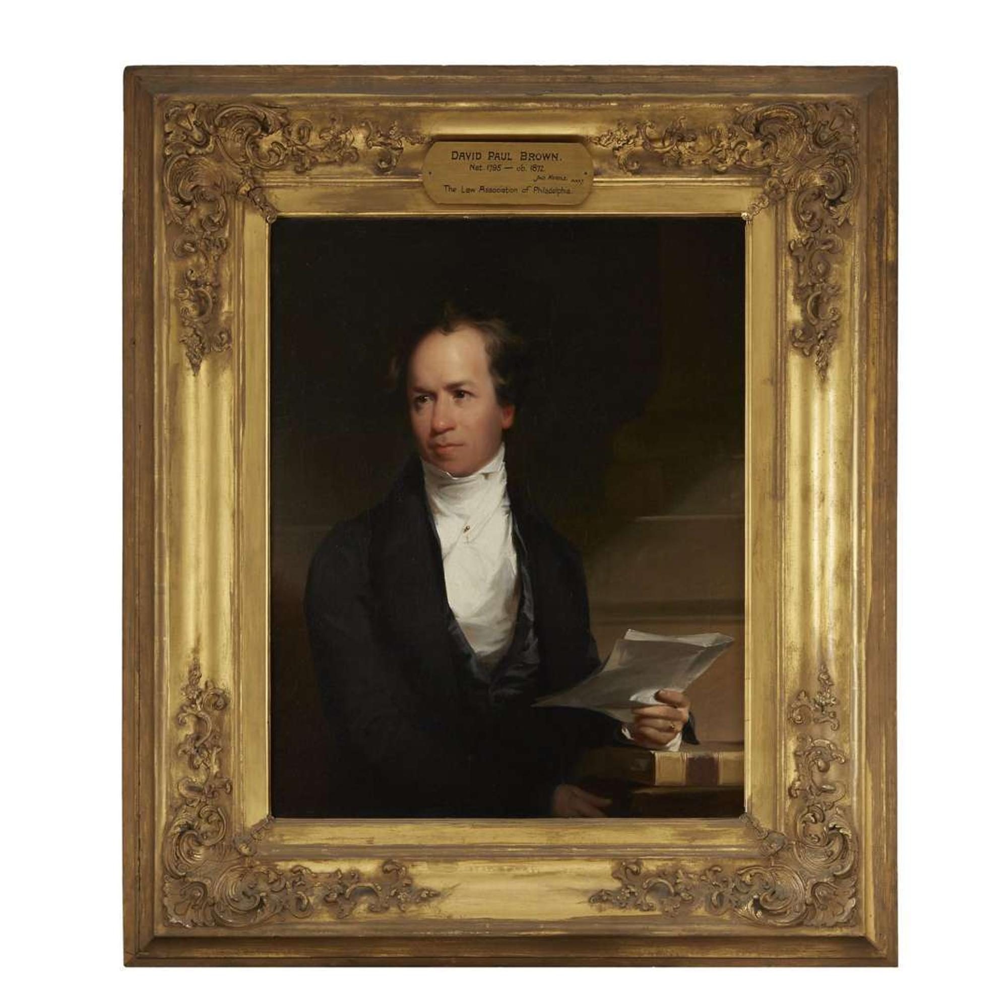 John Neagle (1796-1865) Portrait of David Paul Brown (1795-1872)