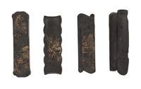 A Set of Four Ink Cake Lenth of the longest 4 1/2 inches. — LATE QING DYNASTY