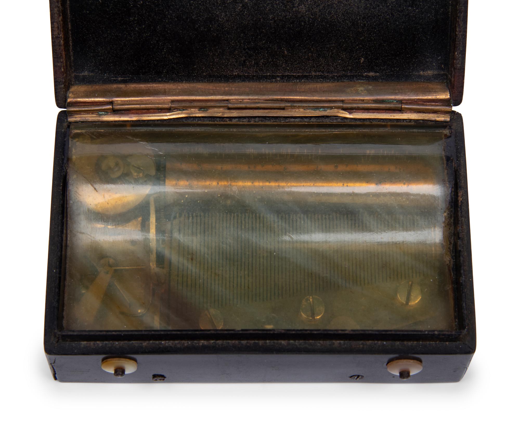 A Two Air Musical Snuff Box