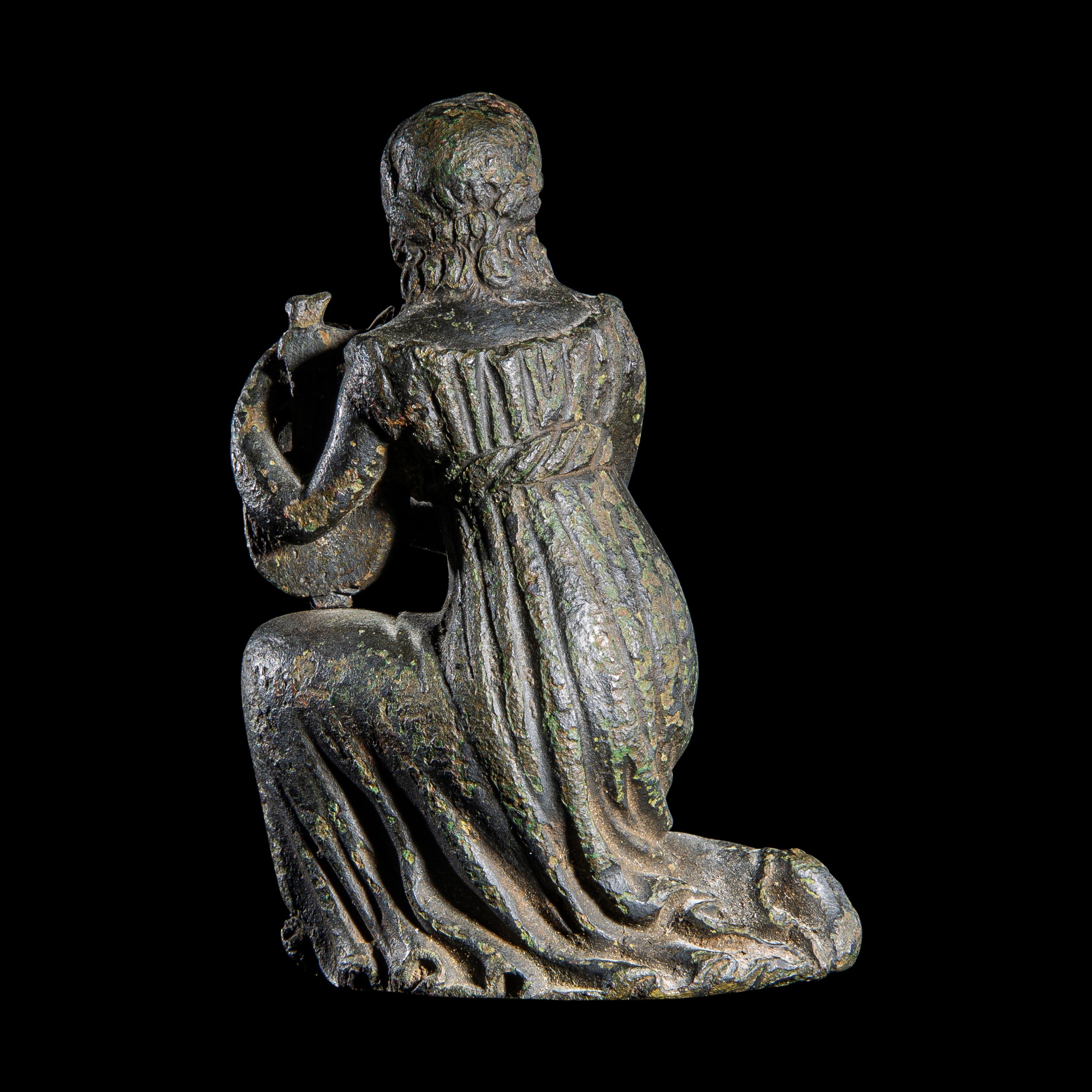 A Roman Bronze Muse