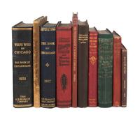 [CHICAGO]. A group of 10 works in 10 volumes, including: