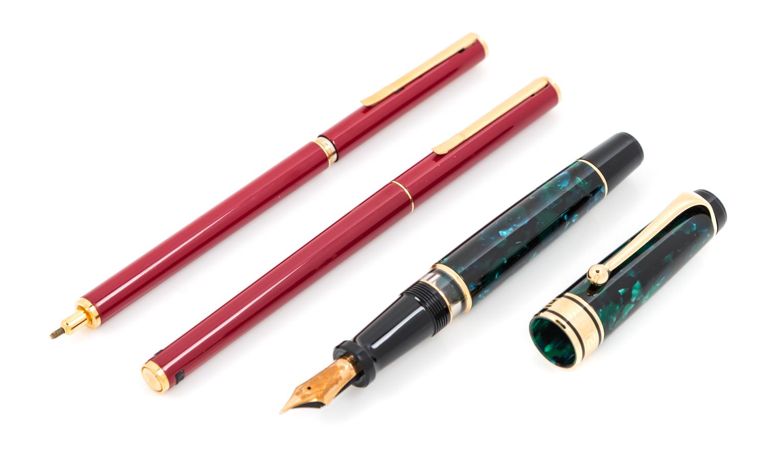 Two Aurora Fountain Pens