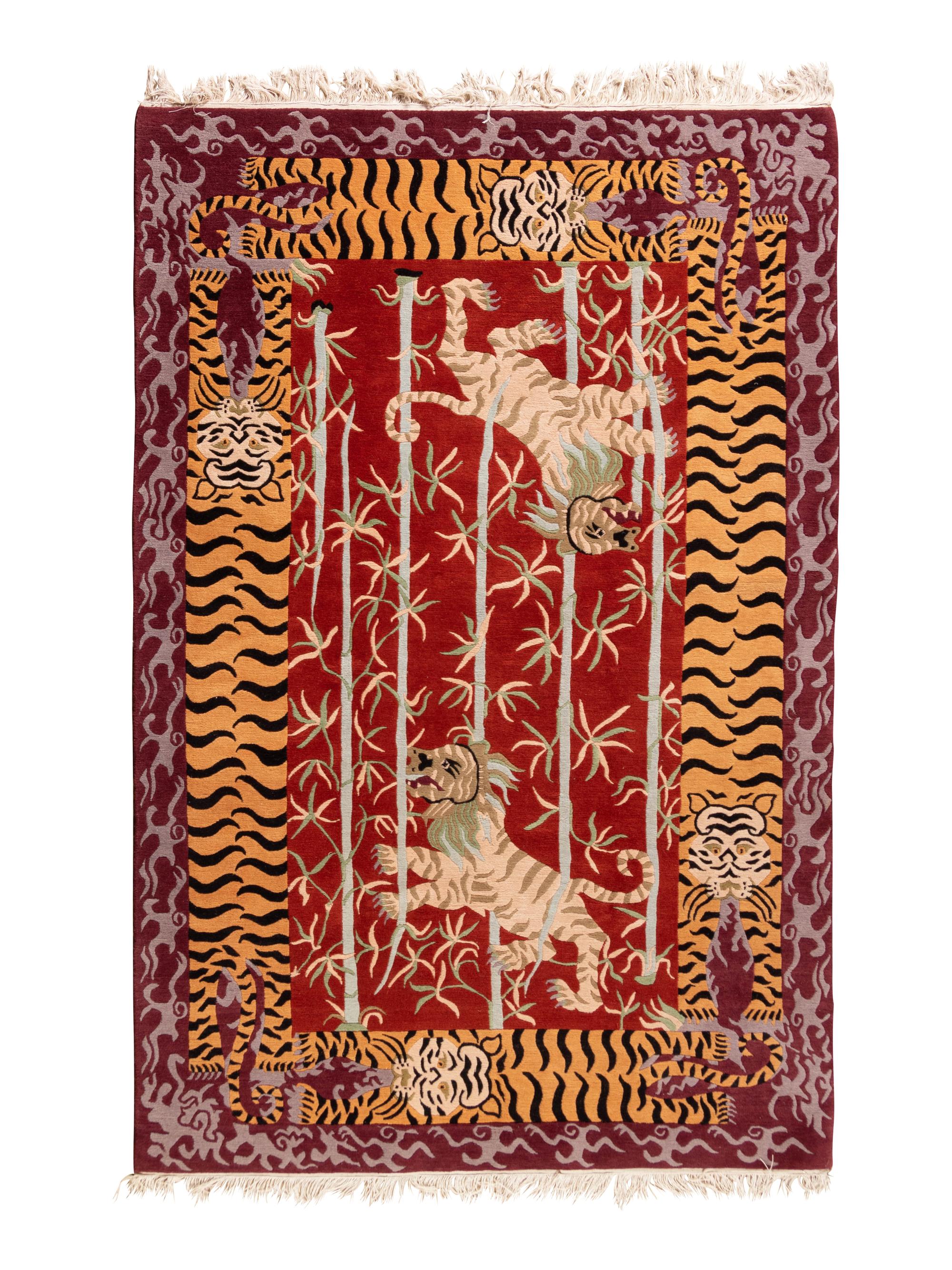 A Tibetan Wool Rug